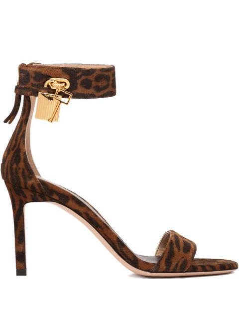 TOM FORD leopard-print sandals - Brown - zdjęcie produktu nr 1