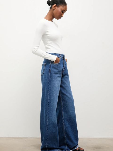 Answear.LAB jeansy damskie kolor niebieski - zdjęcie produktu nr 1