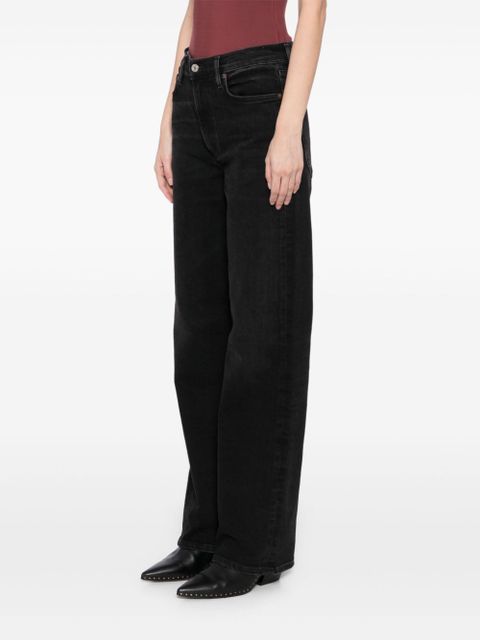 AGOLDE Harper straight-leg jeans - Black