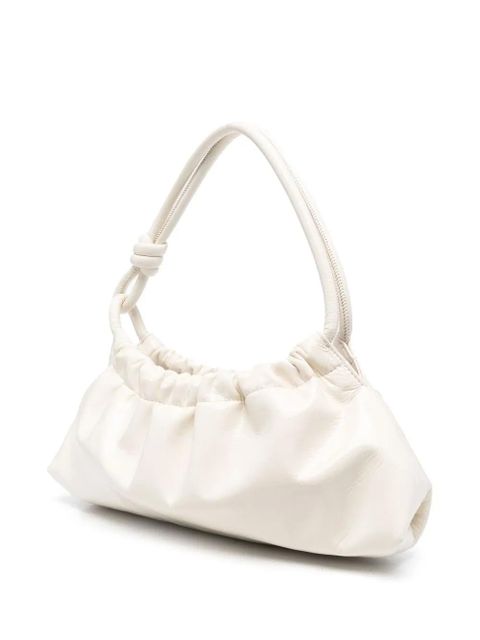 Nanushka Valerie ruched tote bag - Neutrals