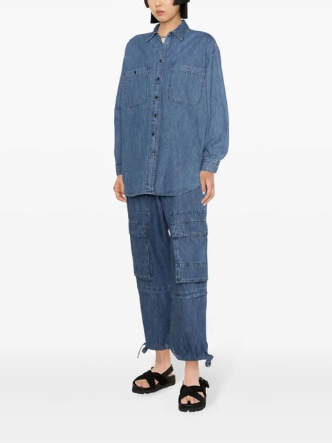 MARANT ÉTOILE Verane button-up denim shirt - Blue