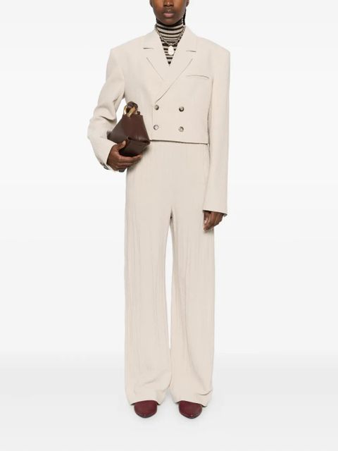 Nanushka double-breasted blazer - Neutrals