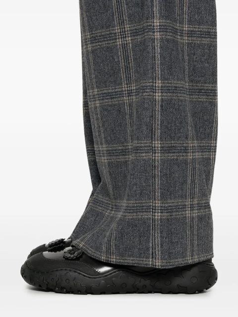 Maje checked tailored trousers - Grey