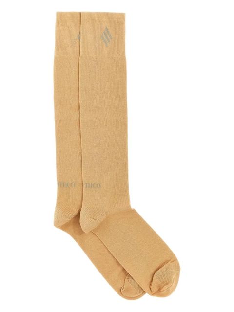 The Attico jacquard logo socks - Neutrals - zdjęcie produktu nr 2