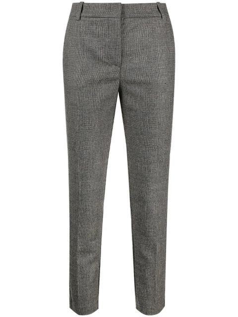PINKO Bello checkered slim-fit trousers - Grey - zdjęcie produktu nr 1