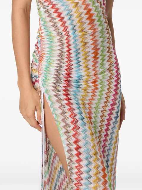 Missoni zigzag halterneck beach dress - White - zdjęcie produktu nr 2