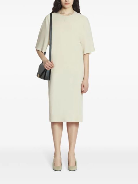 Lanvin satin dress - White