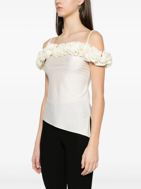 Coperni ruffled top - White - zdjęcie produktu nr 2