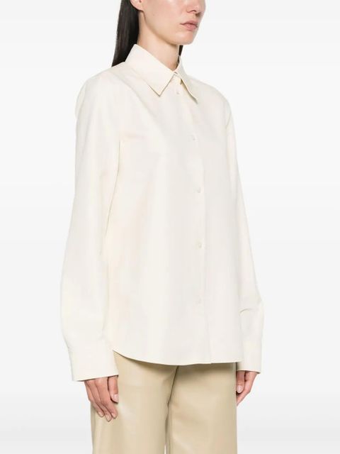 Jil Sander cotton poplin shirt - White