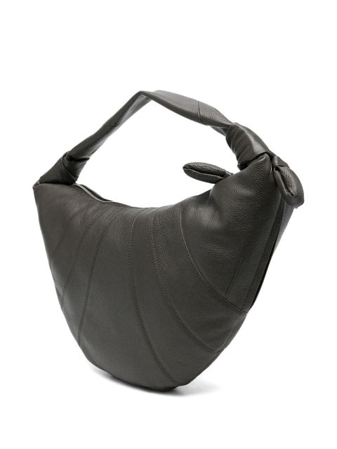 LEMAIRE medium Croissant knot-detail tote bag - Brown - zdjęcie produktu nr 2