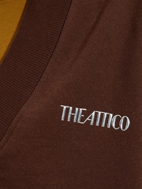 The Attico V-neck sweatshirt - Brown