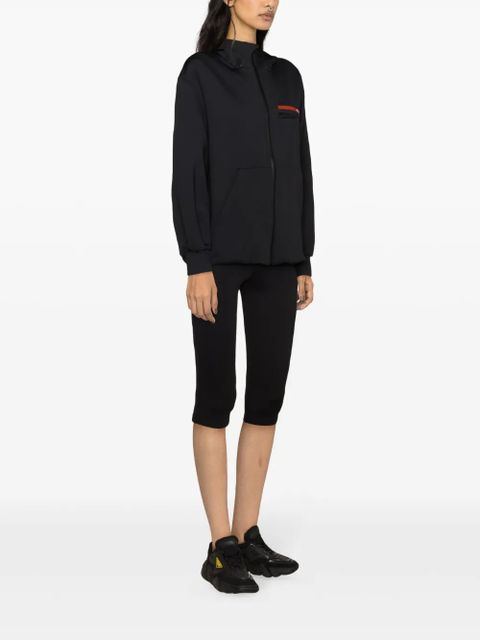 WARDROBE.NYC jersey capri leggings - Black