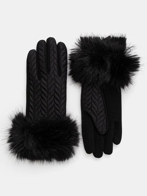 Marciano by Guess rękawiczki IRIEL damskie kolor czarny 5BGZ06 7119A - zdjęcie produktu nr 1