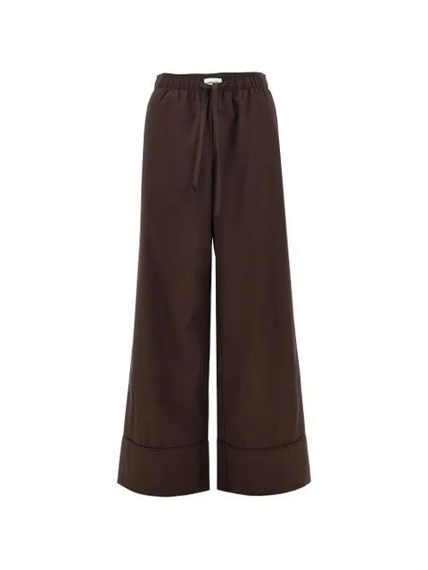 ENTIRE STUDIOS drawstring palazzo trousers - Brown - zdjęcie produktu nr 1