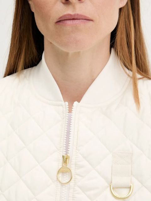 Barbour kurtka REYNA kolor beżowy przejściowa LQU1826