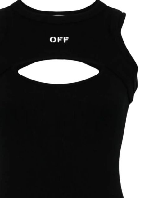 Off-White cutout dress - Black - zdjęcie produktu nr 2