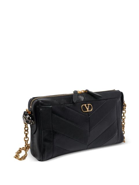 Valentino Garavani Panthea leather crossbody bag - Black - zdjęcie produktu nr 2