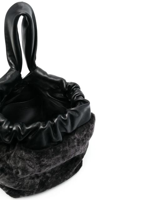 Jil Sander leather tote bag - Black