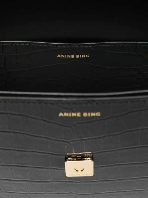 ANINE BING leather shoulder bag - Black