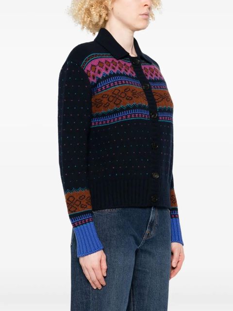 ETRO fair-isle cardigan - Blue