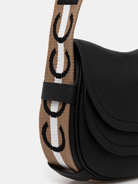 Coccinelle torebka skórzana RAQUEL kolor czarny E1.SQ0.15.03.01 - zdjęcie produktu nr 2