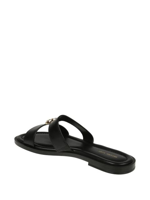Michael Kors logo sandals - Black