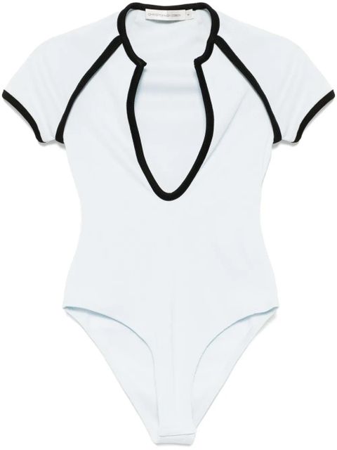Christopher Esber Concave bodysuit - Blue - zdjęcie produktu nr 1