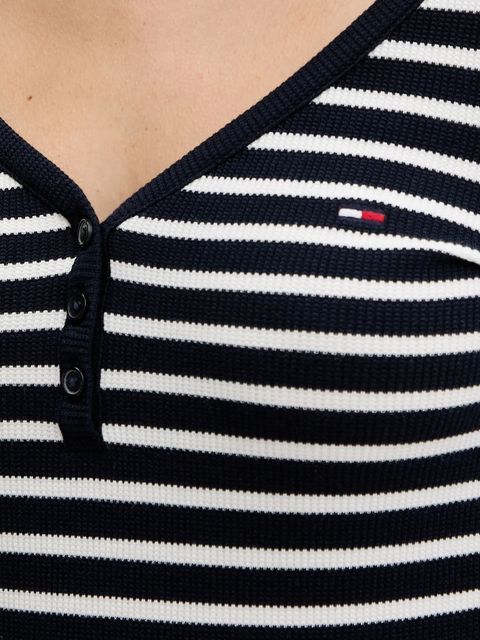 Tommy Jeans longsleeve kolor granatowy DW0DW20903