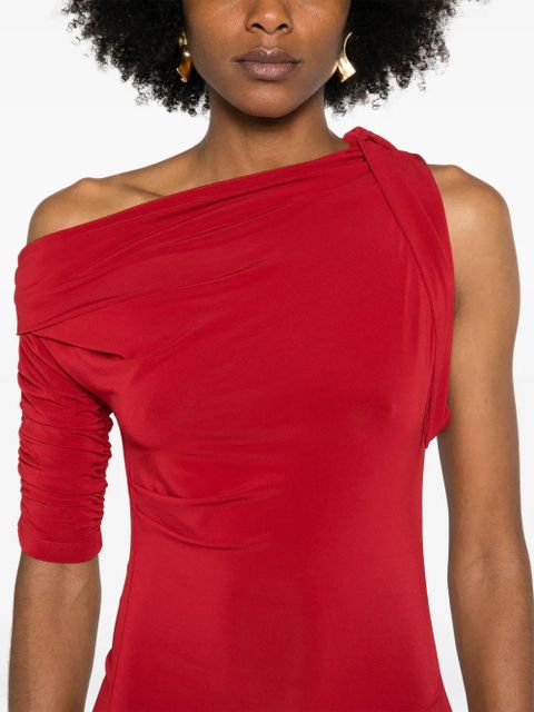 Jacquemus La Mini Robe Drapeado dress - Red - zdjęcie produktu nr 2