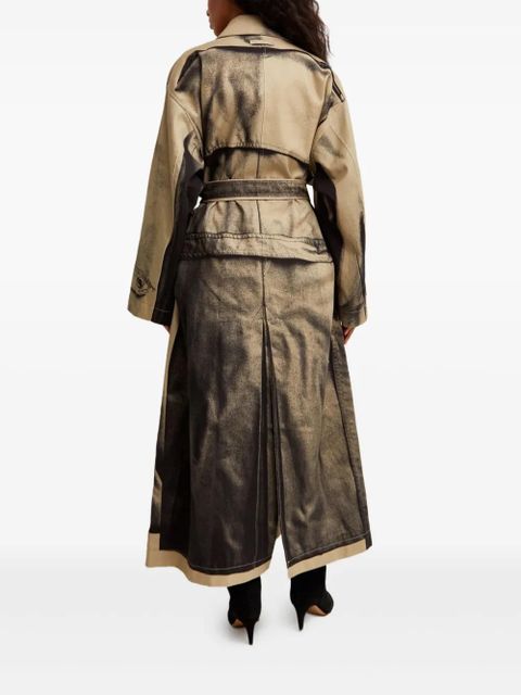 Jean Paul Gaultier Trompe-l'oeil belted trench coat - Neutrals - zdjęcie produktu nr 2