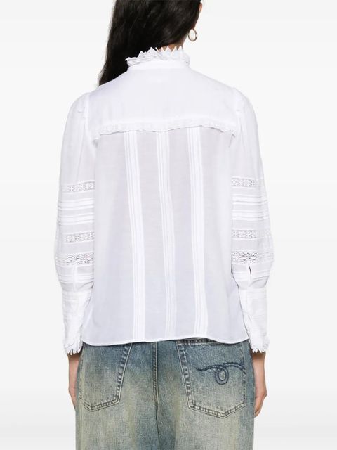 Zadig&Voltaire Trevy pintuck-detailing shirt - White