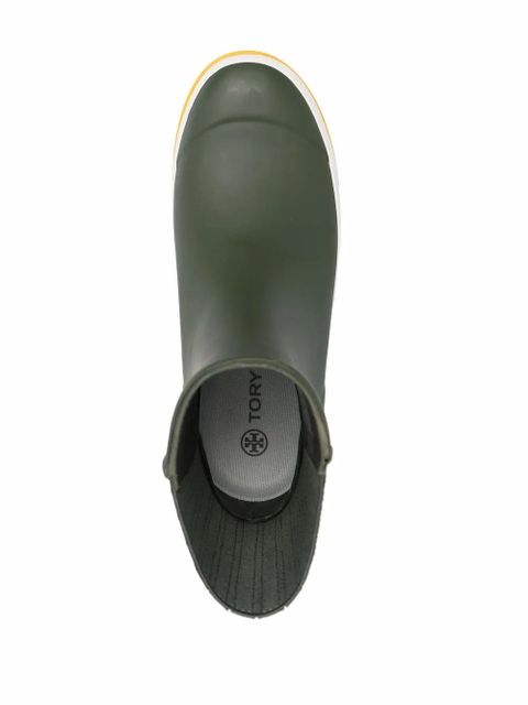 Tory Burch colour-block platform boots - Green