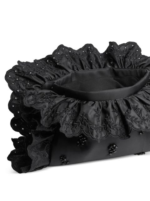 Simone Rocha pillowcase-design clutch bag - Black