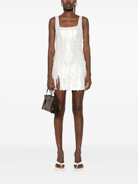 STAUD Le Sable sequin-embellished mini dress - White - zdjęcie produktu nr 2