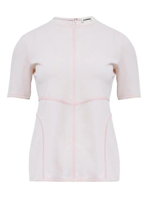 Jil Sander crew-neck T-shirt - Pink - zdjęcie produktu nr 1