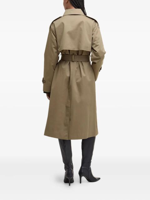 Barbour Aoife belted-fastening double-breasted trench coat - Brown