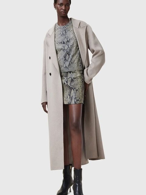 AllSaints spódnica skórzana RENAI