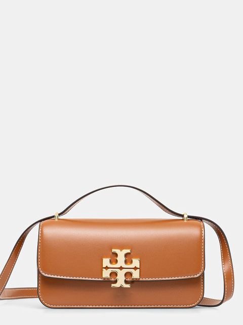 Tory Burch torebka skórzana Eleanor kolor brązowy 158734-200