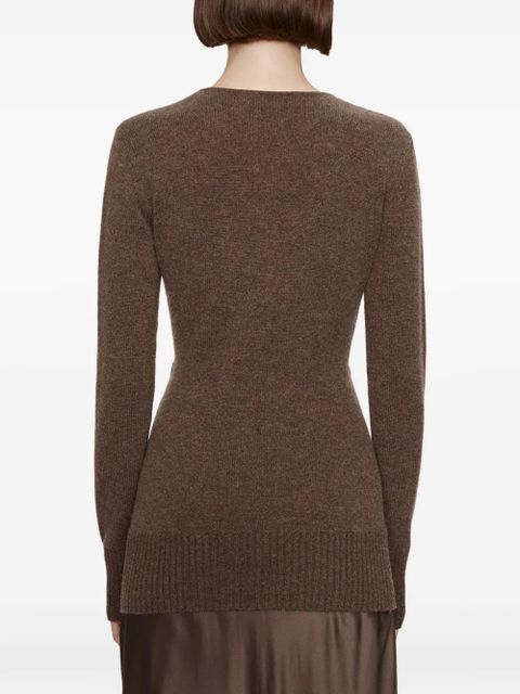 Christopher Esber Orbit Ruched Monument cut-out dress - Brown