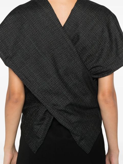 Balenciaga Tailored Pants top - Black