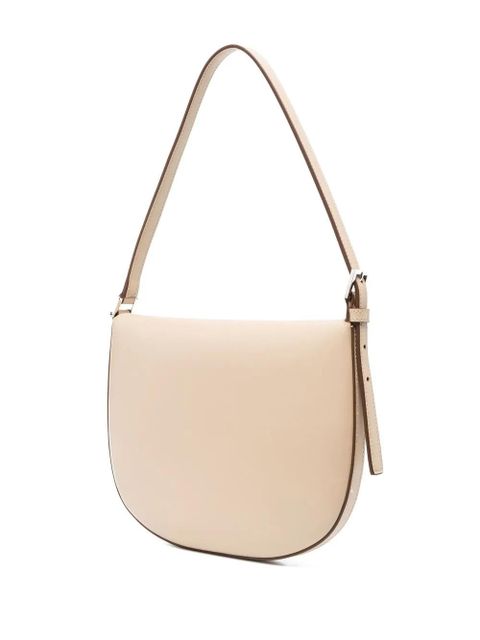Savette Tondo leather shoulder bag - Neutrals
