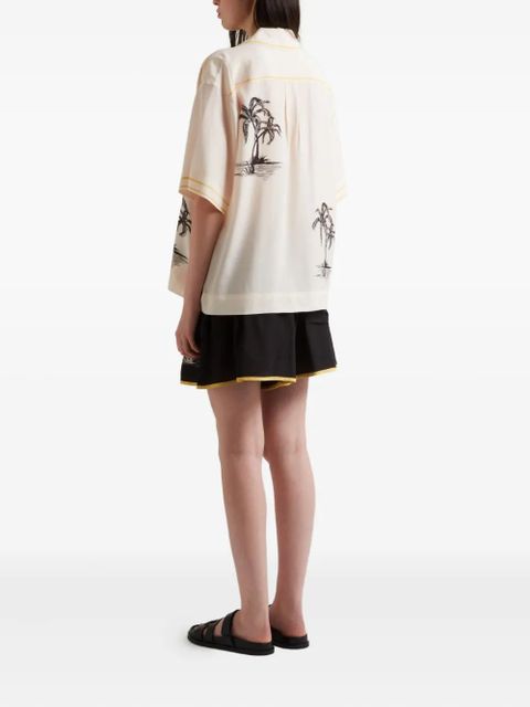 ZIMMERMANN palm-tree print shirt - Neutrals - zdjęcie produktu nr 2