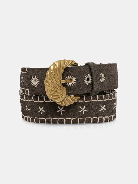 Hoss Intropia pasek zamszowy - zdjęcie produktu nr 1