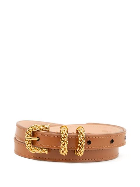 BY FAR Kat Summer chain buckle belt - Brown - zdjęcie produktu nr 1