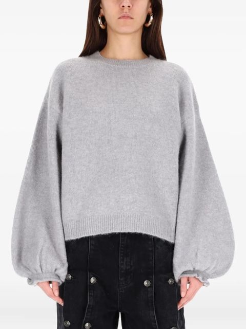 ROTATE BIRGER CHRISTENSEN balloon-sleeves sweater - Grey - zdjęcie produktu nr 1