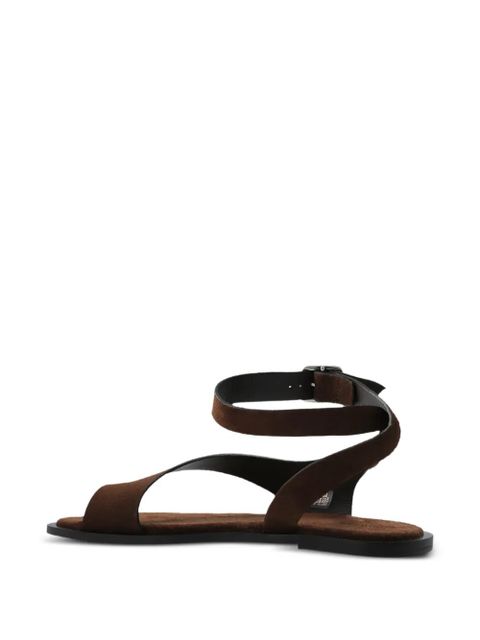 ALOHAS Honu buckle-strap sandals - Brown