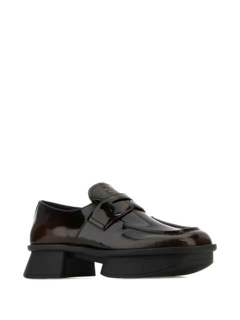 Prada patent leather loafers - Brown - zdjęcie produktu nr 2