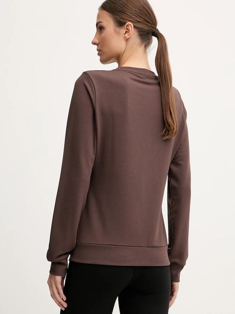 EA7 Emporio Armani bluza damska kolor brązowy z nadrukiem TJ9RZ.8NTM45