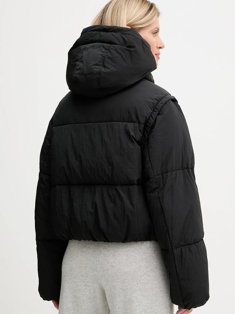 BOSS Orange kurtka kolor czarny zimowa oversize 50548028