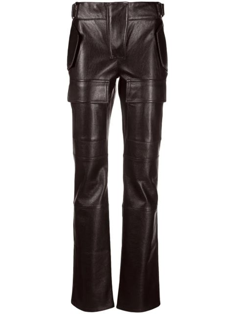 MISBHV low-rise bootcut trousers - Brown - zdjęcie produktu nr 1